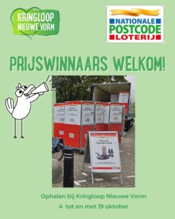 🎉 𝙒𝙞𝙣𝙣𝙖𝙖𝙧𝙨 𝙫𝙖𝙣 𝙙𝙚 𝙋𝙤𝙨𝙩𝙘𝙤𝙙𝙚 𝙇𝙤𝙩𝙚𝙧𝙞𝙟: 𝙫𝙖𝙣 𝙝𝙖𝙧𝙩𝙚 𝙬𝙚𝙡𝙠𝙤𝙢 𝙗𝙞𝙟 𝙆𝙧𝙞𝙣𝙜𝙡𝙤𝙤𝙥 𝙉𝙞𝙚𝙪𝙬𝙚 𝙑𝙤𝙧𝙢!🎁

Inwoners uit postcodegebied 3433 Nieuwegein kunnen hun prijs ophalen bij ons in de winkel!  De actie loopt van 4 tot en met 19 oktober. Wij hebben de prijzen al klaarstaan. 

Kom dus gezellig langs om je prijs op te halen — en neem meteen even de tijd om te snuffelen tussen onze meubels, kleding, boeken en meer. Wie weet ga je niet alleen met je prijs, maar ook met een paar leuke vondsten naar huis! 💚

📍 Kringloop Nieuwe Vorm – Nieuwegein, Drenthehaven 2
📅 Actieperiode: 4 t/m 19 oktober

#PostcodeLoterij #PrijsOphalen #Nieuwegein #KringloopNieuweVorm #TweedehandsGeluk