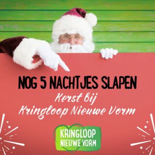 Nog 5 nachtjes slapen… Maandag 20 oktober gaat onze kerstafdeling open! 🎅✨ Kom gezellig snuffelen bij Kringloop Nieuwe Vorm aan de Drenthehaven 2 in Nieuwegein.
#KerstBijDeKringloop #KringloopNieuweVorm #TweedehandsGeluk #Kerstsfeer