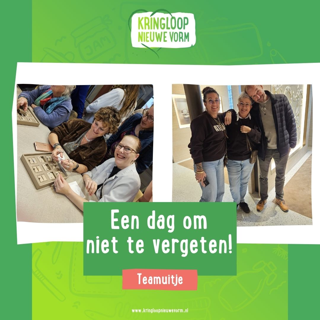 ๐ Een dag om niet te vergeten!
Afgelopen week waren we met een aantal collegaโs van ๐๐ฟ๐ถ๐ป๐ด๐น๐ผ๐ผ๐ฝ ๐ก๐ถ๐ฒ๐๐๐ฒ ๐ฉ๐ผ๐ฟ๐บ op bezoek bij ๐๐ผ๐๐๐ฒ ๐ผ๐ณ ๐๐ฎ๐๐๐ฎ๐ป in Amsterdam.
We kregen een inspirerende rondleiding vol vakmanschap, passie en historie โ wat leuk dat we met elkaar hier mochten komen! โจ
๐ท Bekijk het hele verslag met fotoโs en video op onze website:
๐ https://kringloopnieuwevorm.nl/bezoek-juwelier-gassan/
#KringloopNieuweVorm #Samenwerking #Ambacht #Vakmanschap #HouseOfGassan #TeamNieuweVorm