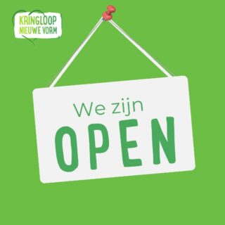 ๐ ๐ช๐ฒ ๐๐ถ๐ท๐ป ๐๐ฒ๐ฒ๐ฟ ๐ผ๐ฝ๐ฒ๐ป!
Vandaag is ๐๐ฟ๐ถ๐ป๐ด๐น๐ผ๐ผ๐ฝ ๐ก๐ถ๐ฒ๐๐๐ฒ ๐ฉ๐ผ๐ฟ๐บ ๐ด๐ฒ๐๐ผ๐ผ๐ป ๐ด๐ฒ๐ผ๐ฝ๐ฒ๐ป๐ฑ ๐๐ฎ๐ป ๐ต.๐ฌ๐ฌ ๐๐ผ๐ ๐ญ๐ณ.๐ฌ๐ฌ ๐๐๐ฟ.
Houd er rekening mee dat ons ๐ฝ๐ฎ๐ฟ๐ธ๐ฒ๐ฒ๐ฟ๐๐ฒ๐ฟ๐ฟ๐ฒ๐ถ๐ป ๐ฑ๐ผ๐ผ๐ฟ ๐ฑ๐ฒ ๐๐ป๐ฒ๐ฒ๐๐ ๐ป๐ผ๐ด ๐๐ฎ๐ ๐น๐ฎ๐๐๐ถ๐ด ๐ฏ๐ฒ๐ด๐ฎ๐ฎ๐ป๐ฏ๐ฎ๐ฎ๐ฟ is.
We zien je graag in de winkel! ๐
#KringloopNieuweVorm #VandaagOpen #Nieuwegein #Kringloopwinkel #Tweedehands #SamenDuurzaam