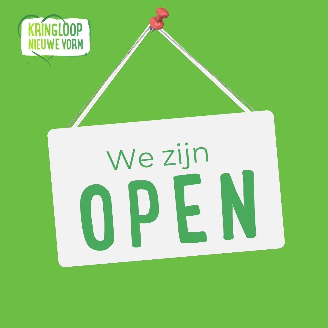 ๐ ๐ช๐ฒ ๐๐ถ๐ท๐ป ๐๐ฒ๐ฒ๐ฟ ๐ผ๐ฝ๐ฒ๐ป!
Vandaag is ๐๐ฟ๐ถ๐ป๐ด๐น๐ผ๐ผ๐ฝ ๐ก๐ถ๐ฒ๐๐๐ฒ ๐ฉ๐ผ๐ฟ๐บ ๐ด๐ฒ๐๐ผ๐ผ๐ป ๐ด๐ฒ๐ผ๐ฝ๐ฒ๐ป๐ฑ ๐๐ฎ๐ป ๐ต.๐ฌ๐ฌ ๐๐ผ๐ ๐ญ๐ณ.๐ฌ๐ฌ ๐๐๐ฟ.
Houd er rekening mee dat ons ๐ฝ๐ฎ๐ฟ๐ธ๐ฒ๐ฒ๐ฟ๐๐ฒ๐ฟ๐ฟ๐ฒ๐ถ๐ป ๐ฑ๐ผ๐ผ๐ฟ ๐ฑ๐ฒ ๐๐ป๐ฒ๐ฒ๐๐ ๐ป๐ผ๐ด ๐๐ฎ๐ ๐น๐ฎ๐๐๐ถ๐ด ๐ฏ๐ฒ๐ด๐ฎ๐ฎ๐ป๐ฏ๐ฎ๐ฎ๐ฟ is.
We zien je graag in de winkel! ๐
#KringloopNieuweVorm #VandaagOpen #Nieuwegein #Kringloopwinkel #Tweedehands #SamenDuurzaam